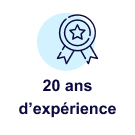 20 ans d'expérience