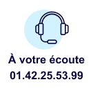 à votre écoute 01.42.25.53.99